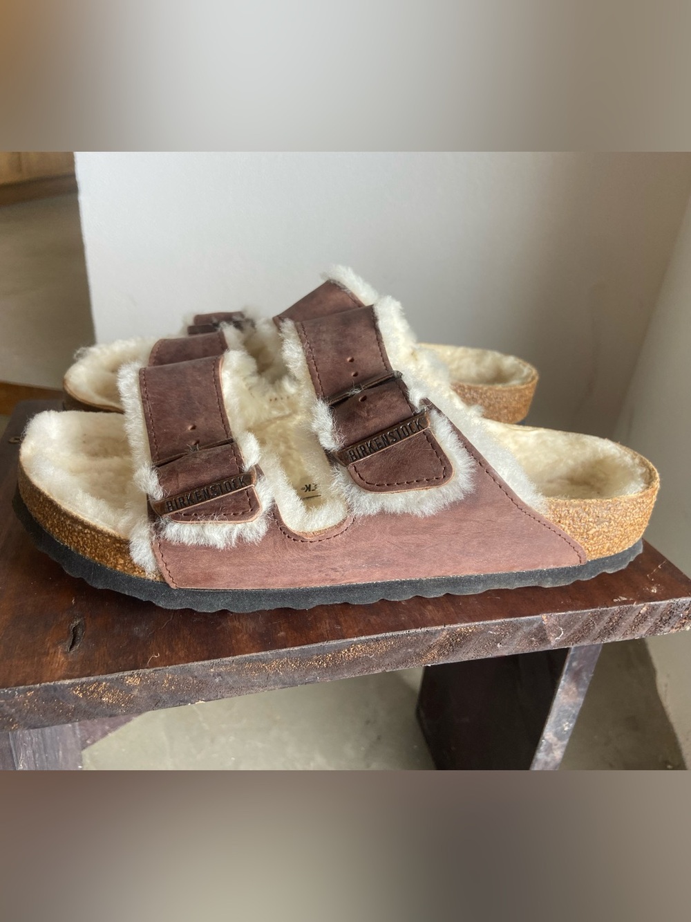 Birkenstock Arizona Shearling Sandals